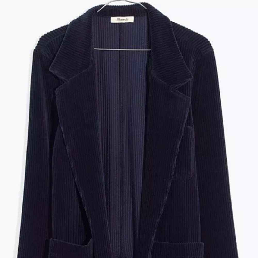 Texture & Thread Velour Corduroy Blazer